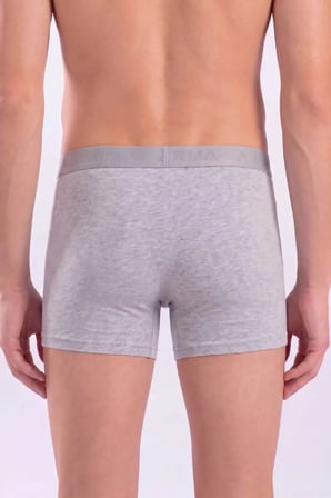 Premium Erkek Gri Boxer 10'lu Paket Pamuklu Likralı Örme Kumaş Şık Görünüm Esnek Doku