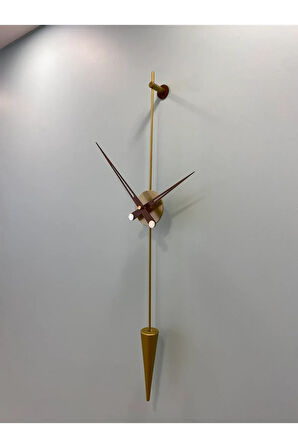 Arrow Minimalist ( Büyük Boy 90 Cm ) - Metal Duvar Saati , Modern Dekoratif Metal Duvar Saati