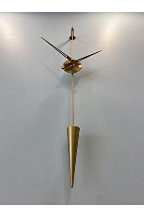 Arrow Minimalist ( Büyük Boy 90 Cm ) - Metal Duvar Saati , Modern Dekoratif Metal Duvar Saati