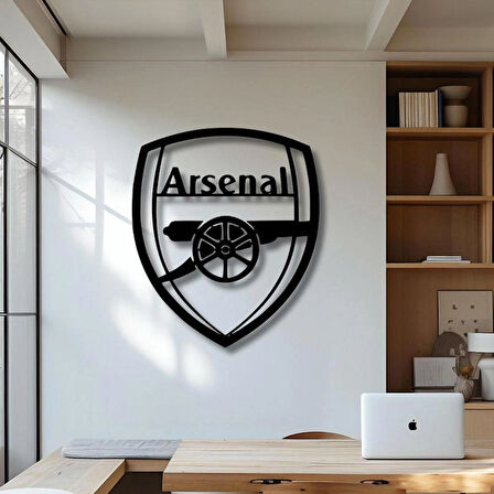 Arsenal modern Ahşap dekor tablo 