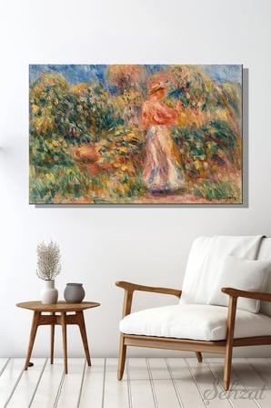 Şehzat Kanvas Tablo Manzara Kadın 20 x 30 cm