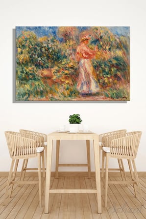 Şehzat Kanvas Tablo Manzara Kadın 20 x 30 cm