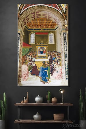 Şehzat İtalya Siena Katedrali Kanvas Tablo 20x30 cm