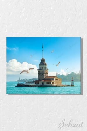 Şehzat Kız Kulesi Kanvas Tablo 20x30 cm Dekoratif Duvar Tablosu