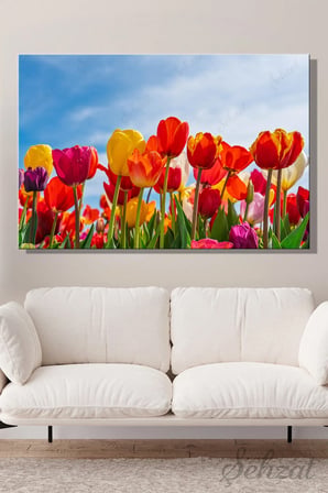 Şehzat Kanvas Tablo Lale Çiçek 20 x 30 cm