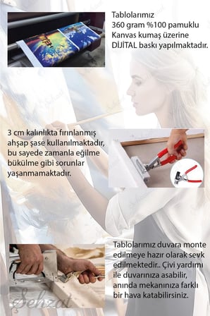 Nü Siyah Dantel Tutan Kadın Dikey Tekli Kanvas Duvar Tablosu Modern Salon Yatak Odası Ofis Cafe