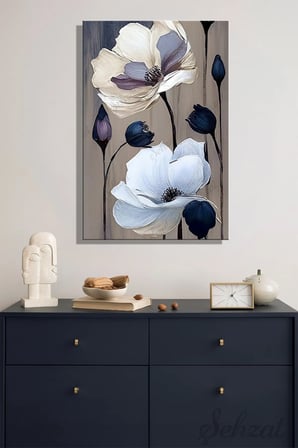 Şehzat Kanvas Tablo Çiçek Temalı 20 x 30 cm