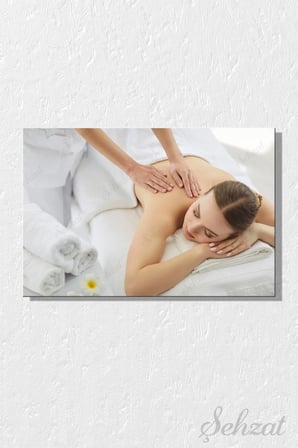 Yatay Tekli Kanvas Duvar Tablosu Modern Salon Yatak Odası Ofis SPA Masaj Salonu Relaks