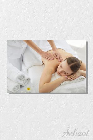 Yatay Tekli Kanvas Duvar Tablosu Modern Salon Yatak Odası Ofis SPA Masaj Salonu Relaks