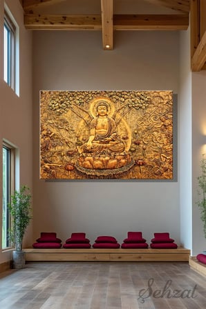 Şehzat Buda Kanvas Tablo 20x30 cm Dekoratif Duvar Süsü