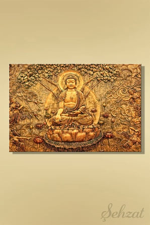 Şehzat Buda Kanvas Tablo 20x30 cm Dekoratif Duvar Süsü