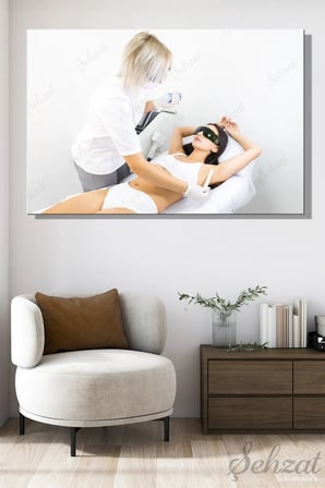 Şehzat Kanvas Tablo Lazer Epilasyon Sağlık 20 x 30 cm