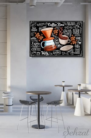 Şehzat Kanvas Tablo Coffee Time 20 x 30 cm