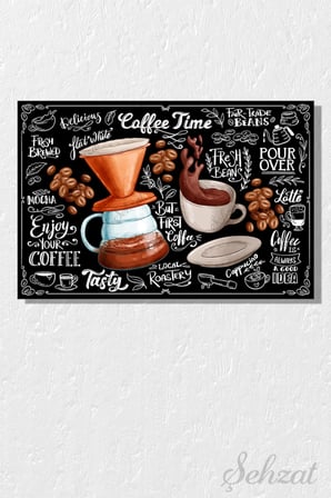 Şehzat Kanvas Tablo Coffee Time 20 x 30 cm
