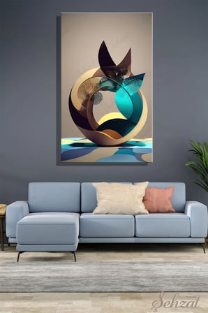 Şehzat Soyut Kanvas Tablo 20 x 30 cm