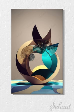 Şehzat Soyut Kanvas Tablo 20 x 30 cm