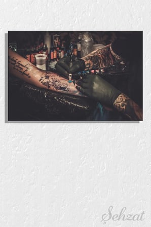 Şehzat Kanvas Tablo Tattoo Stüdyo 20 x 30 cm