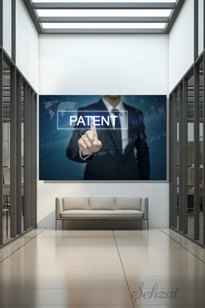 Yatay Tekli Kanvas Duvar Tablosu Modern Ofis Hukuk Marka Patent Fikri Mülkiyet Ar-Ge Tescil