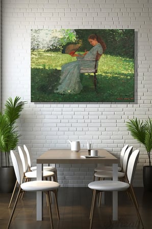 Şehzat Winslow Homer The Butterfly Kanvas Tablo 20x30 cm Dekoratif Duvar Tablosu