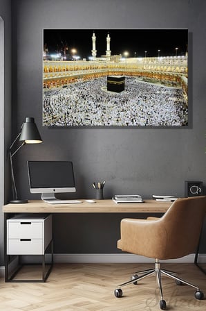 Şehzat Kabe Mekke Kanvas Tablo 20 x 30 cm