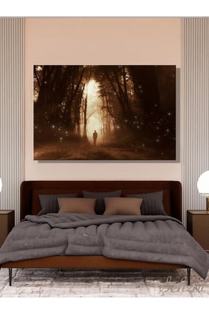 Şehzat Kanvas Tablo Orman Temalı 20 x 30 cm
