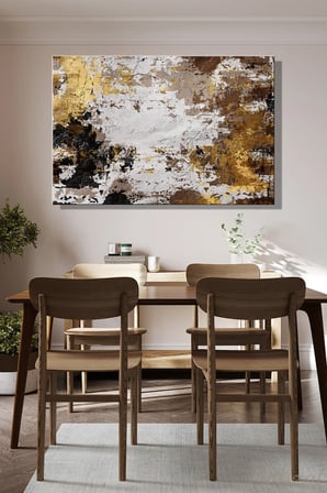 Şehzat Kanvas Tablo Altın Toz Görünümlü 20 x 30 cm