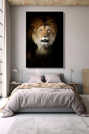 Şehzat Aslan Kanvas Tablo 20x30 cm Dikey Dekoratif Duvar Panosu