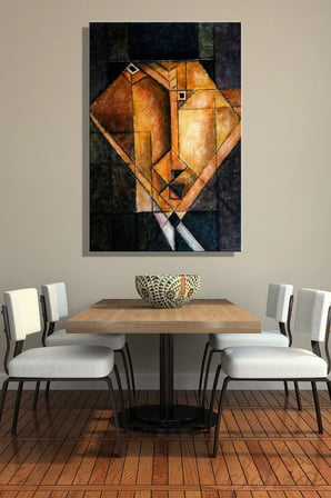 Şehzat Kanvas Tablo Soyut Yüz 20 x 30 cm
