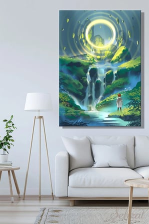 Şehzat Kanvas Tablo Fantastik Manzara 20 x 30 cm