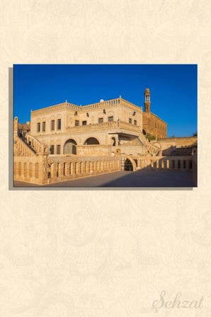 Yatay Kanvas Duvar Tablosu Tekli Salon Mutfak Yatak Odası Ofis Mardin Midyat Konuk Evi Tarih