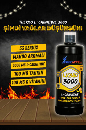 ArtroMuscle Nutrition Thermo L-Carnitine 3000 Mango Aromalı