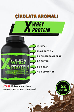 Xprotein Whey Protein Tozu 1820 Gr Çikolata Aromalı