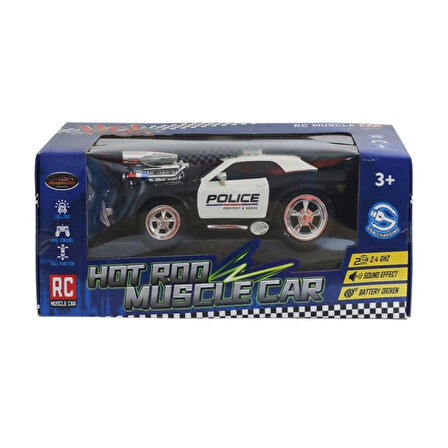 Nessiworld MK8125B Kumandalı Sesli Işıklı Drift Polis Arabası 1:16 -Can Oyuncak