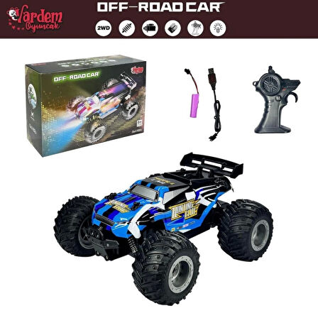 Nessiworld DS-1258A Uzaktan Kumandalı Full Fonksiyon 2.4G 1:18 Şarjlı High Off Road Araba