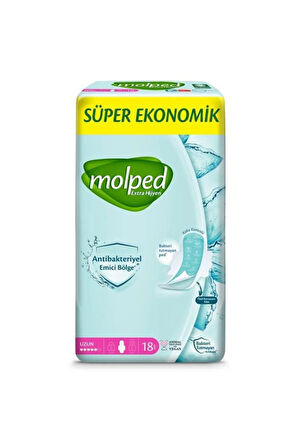 Nessiworld Molped Extra Hijyen Uzun Ped Süper Eko 18 Adet