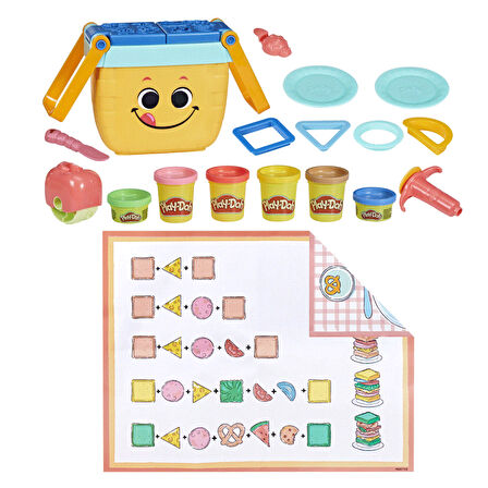 F6916 Play-Doh Piknik Şekilleri Başlangıç Seti +3 yaş