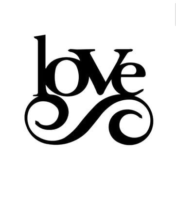 Dekoratif metal hediyelik tablo/aşk/love/sevgi