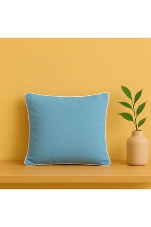 Mavi Kırlent Kılıfı 45x45 – Dekoratif Modern Kırlent