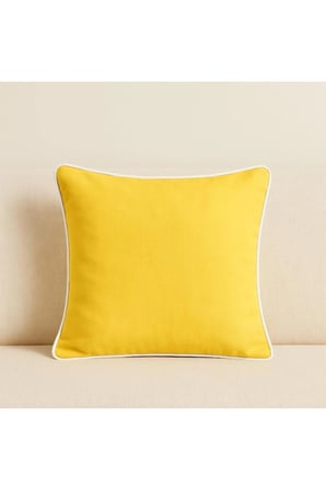 Sarı Kırlent Kılıfı 45x45 – Dekoratif Modern Kırlent