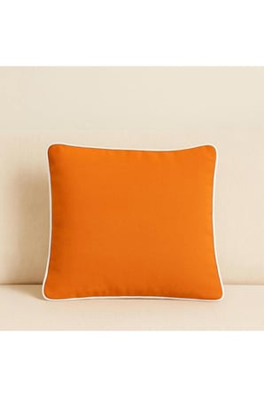 Turuncu Kırlent Kılıfı 45x45 – Dekoratif Modern Kırlent