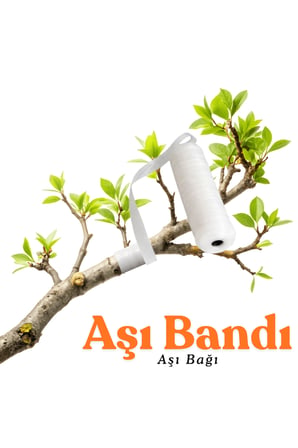 3 Adet Süper Kalite Esnek Aşı Bandı Kendinden Yapışkanlı Fidan Aşı Bağı Esnek Göz Aşı Bandı 100 Mt