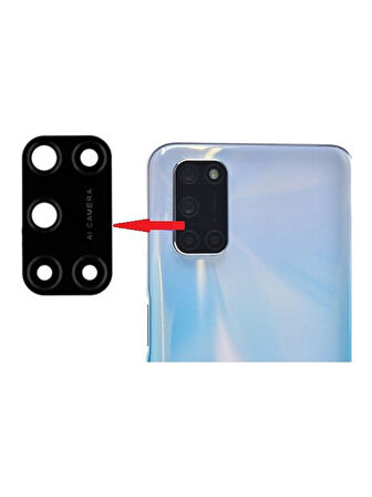 Oppo A52 Kamera Lensi Camı CPH2061 CPH2069 PADM00 PDAM10
