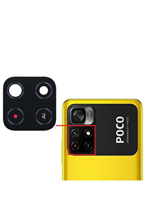 Xiaomi Poco M4 Pro 5G Uyumlu Kamera Lensi Camı Küçük 21091116AG MZB0BGVIN
