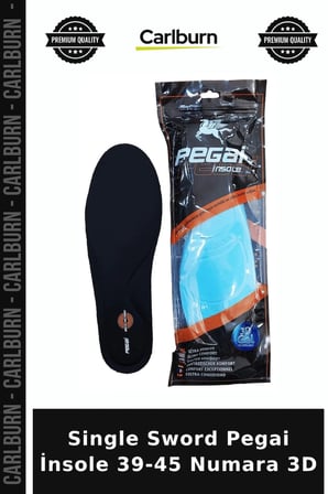 Single Sword Pegai İnsole 39-45 Numara 3D Rahat Adımlar Rahatlık Sporcu Tabanlığı