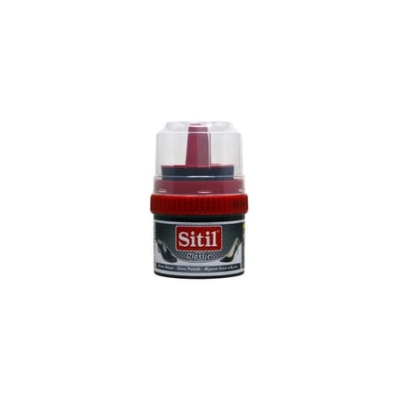 Sitil Classic Siyah Ayakkabı Boyası 50 g Temizlik Ürünü Parlak Görünüm Çanta Bakımı