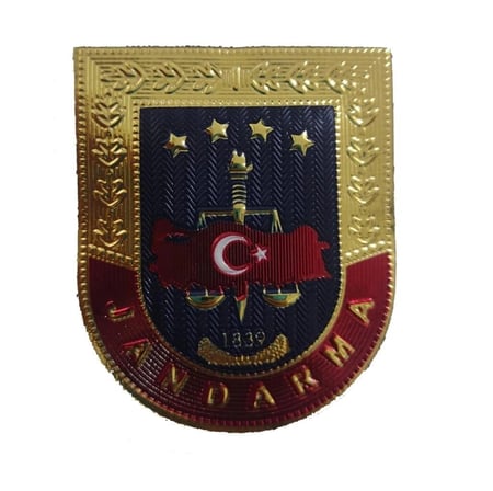 Single Sword Plastik Mont Brövesi Taktik Aksesuar Üniforma Süsü Tekstil Arması
