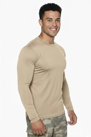 Single Sword Uzun Kol Microfiber T-Shirt - Tişört Kombin Parçası Askeri Giyim Kışlık Üst