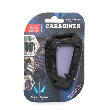 Single Sword Tactical Molle Karabina 92 kg Siyah Bağlantı Outdoor Malzeme Taktik Aparat