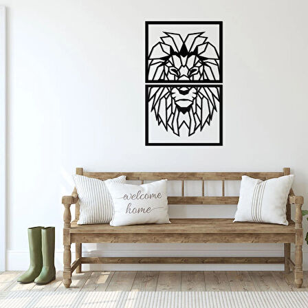 Aslan dekoratif dekor tablo 