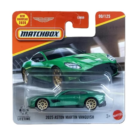 Matchbox 1:64 Scale 2025 Aston Martin Vanquish For 3 Years & Above 90/125 Green